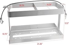 Race Fuel Jug Holder Aluminum Trailer Mount for Two 5 Gallon Fuel Containers