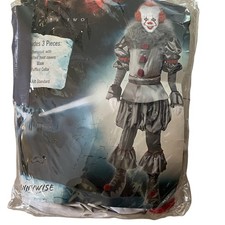 IT Chapter 2 Pennywise Horror Costume Men Adult Standard 4262 No Wig  Collar