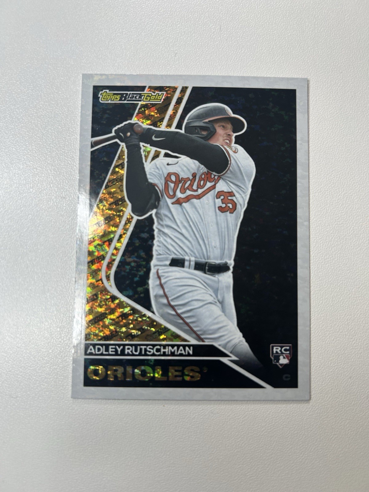 2023 Topps Update Series - Topps Black Gold Adley Rutschman #BG-1 (RC)