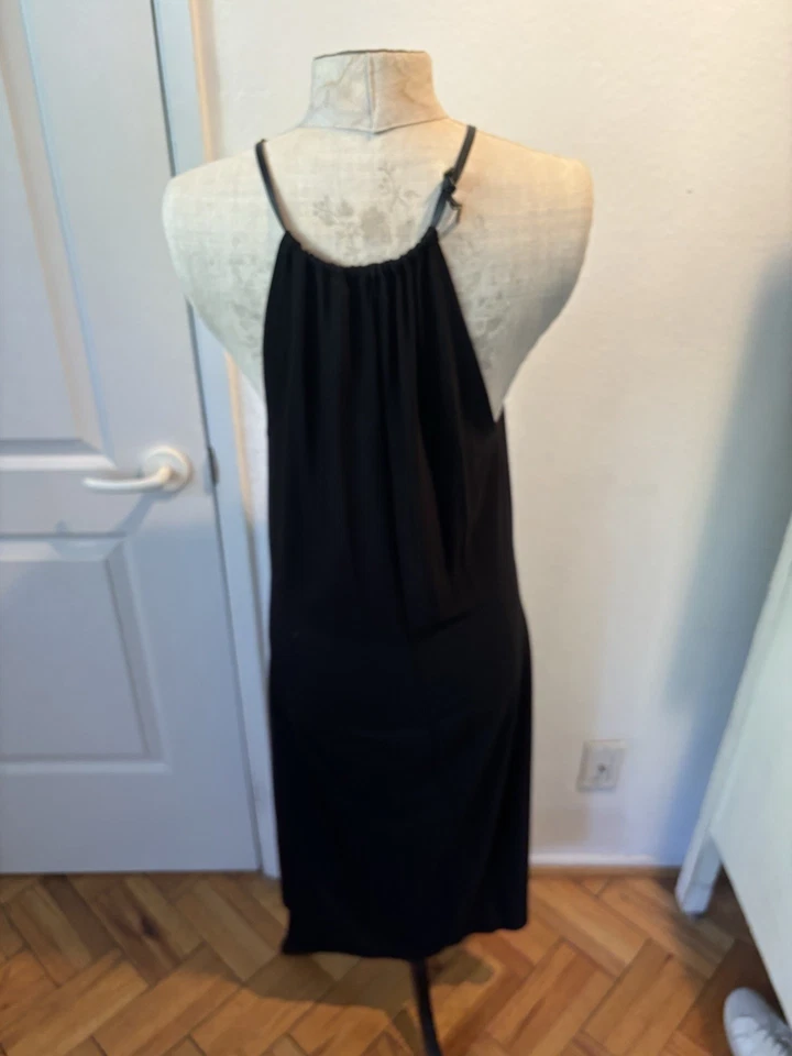 Vestido halter Valentino ROMA con corbata de cuero talla 44/10, mediano  Foto 4 de 4