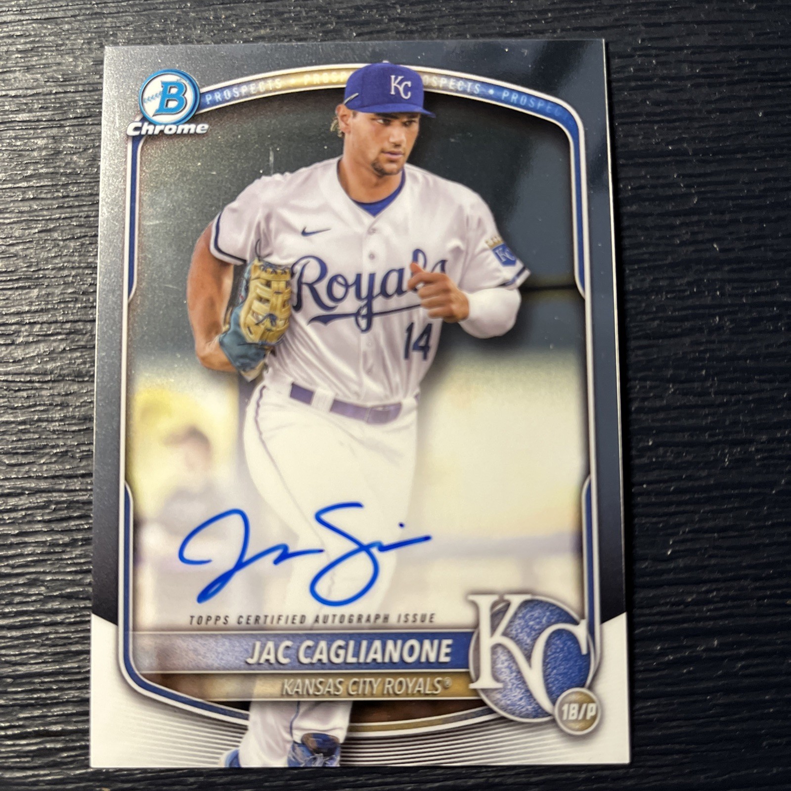 2025 Bowman - Chrome Prospect Autographs Jac Caglianone #CPA-JCA (AU, RC)