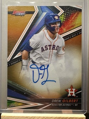 2022 Bowman's Best - Best of 2022 Autographs Drew Gilbert  Gold Refractor /50 