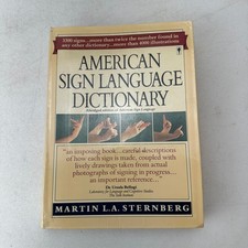 American Sign Language Dictionary Martin LA Sternberg 1987 Perennial Library