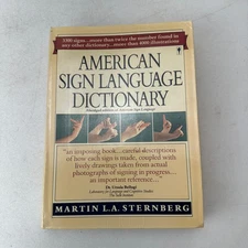 American Sign Language Dictionary Martin LA Sternberg 1987 Perennial Library