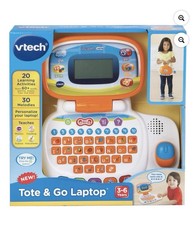 VTech Tote and Go Laptop, Orange Standard Packaging