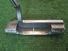 PING PAL 2 STAINLESS STEEL PUTTER, GOLF PRIDE GRIP, 36" NICE