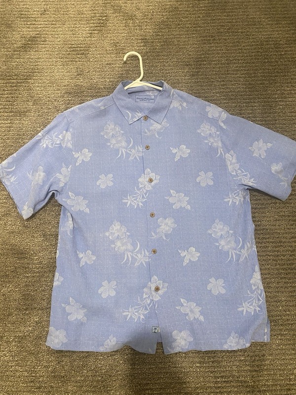Tommy bahama mens button up short sleeve shirt