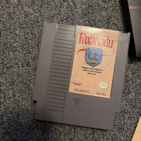 FAXANADU Nintendo NES 1989 Cart Sleeve & Manual Untested