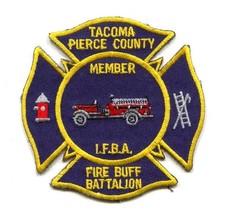 Parche IFBA miembro del batallón de bomberos del condado de Tacoma Pierce Washington WA