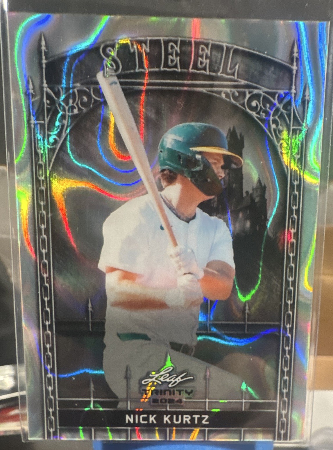 Leaf Trinity 2024 Nick Kurtz Oakland Athletics Steel #S-73 288/290
