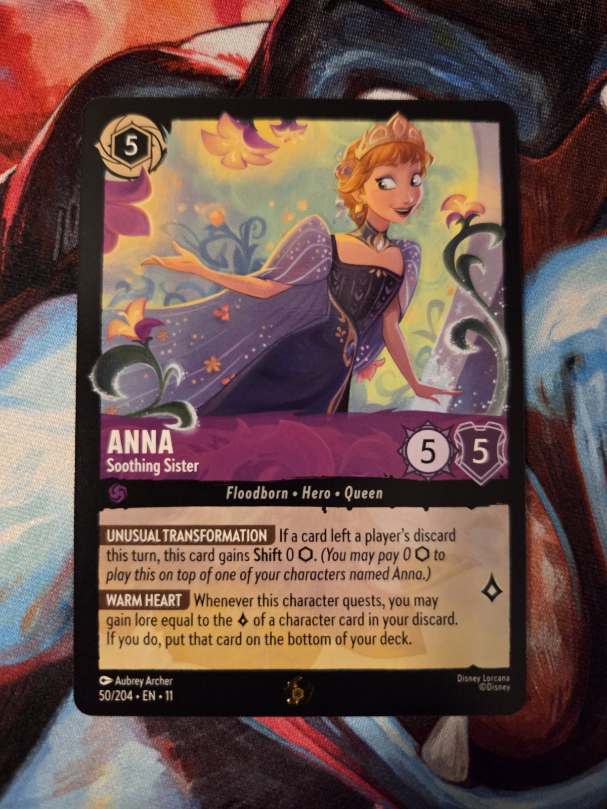 Anna - Soothing Sister 50/204 Winterspell Regular Legendary Lorcana