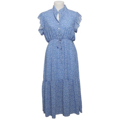 Chica London, Maxikleid, Größe: M/L, Blau/Weiß, Elasthan/Polyester/Viskose #fF2