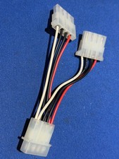 Power Cable Splitter IDE 4Pin Male/Dual Female Desktop Drive Molex Extension NEW