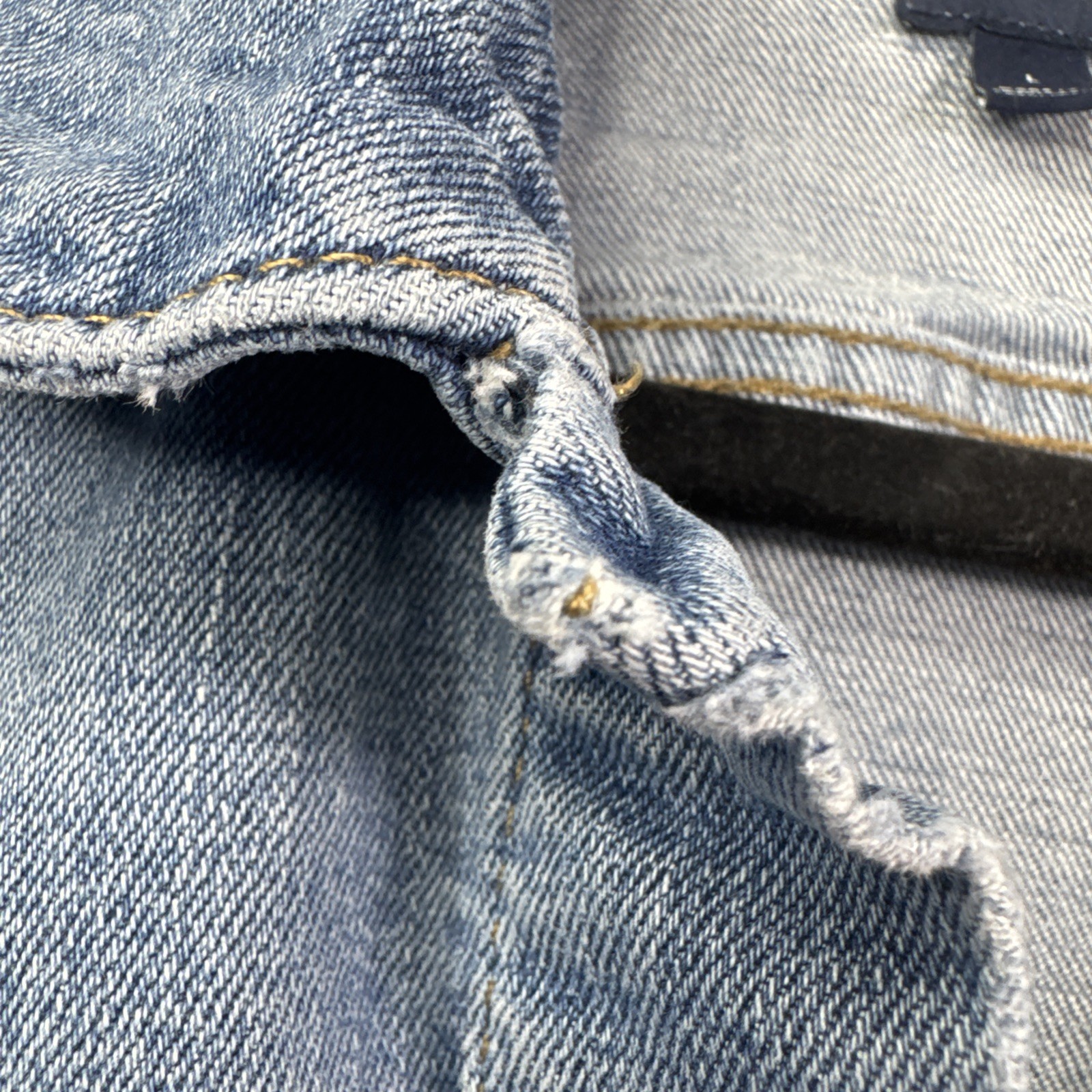 Gap Denim Jacket Medium Wash Button Front Icon Wo… - image 17