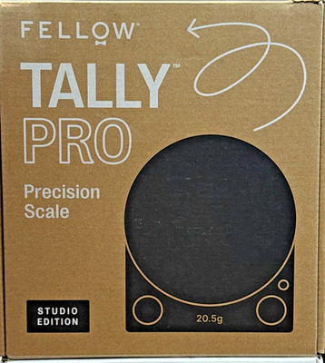 Fellow Tally Pro Studio Digital Kaffeewaage Präzisionswaage mit Glasoberfläche