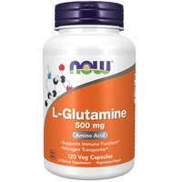 L-Glutamin 500 Mg 120 Veg-Kapseln Now Foods