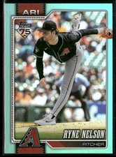 2026 Topps #114 Ryne Nelson Aqua Holo Foil