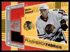 2007-08 SPx Flashback Fabrics  Spectrum Denis Savard 24/25 Chicago Blackhawks