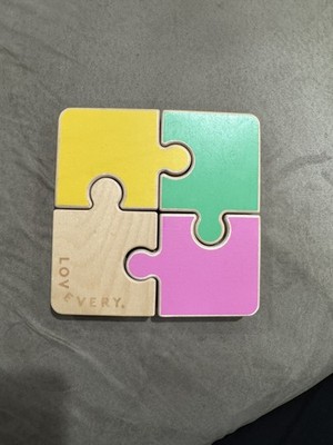 Lovevery Chunky Wooden Jigsaw Puzzle Development Toy Babies Toddlers Montessori