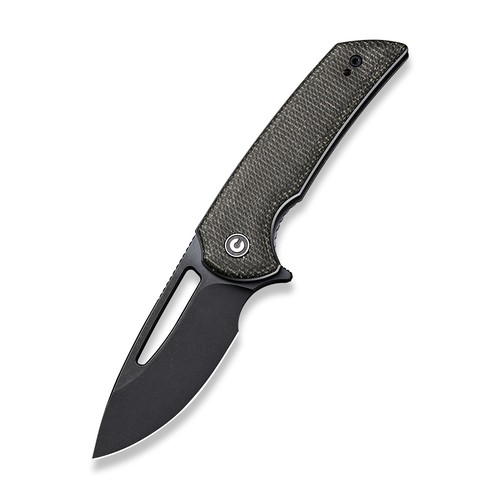 Civivi Knives Odium Liner Lock C2010G D2 Stainless Steel Dark Green Micarta - Picture 4 of 7