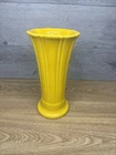 HOMER LAUGHLIN FIESTA VASE daffodil yellow 9 5/8" Tall