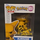 Funko Pop! Vinyl Pokémon Alakazam #855 Toy-Zilla Exclusive Signed Bill Rogers