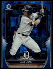 Jace Jung 2023 Bowman Draft Sapphire Edition #BDC-104 Detroit Tigers