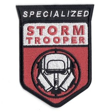Star Wars Specialized Stormtrooper Embroidered Iron On Patch - OFFICIAL 04-J