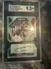 CeeDee Lamb Draft Picks Autograph Numbered 24/25 Graded 9.5