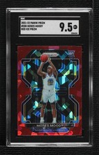 2021-22 Panini Prizm Red Ice Prizm Moses Moody #308 SGC 9.5 Mint+ 0dz3
