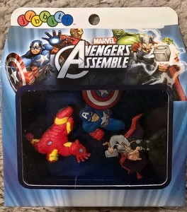 Crocs Jibbitz Shoe Charms Marvel Avengers Assemble NIB