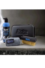 New Kicks  Co Shoe Sneaker 4 Pc Cleaning Kit w/Travel Case