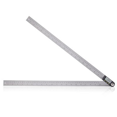 20 inch/500mm Digital Protractor Stainless Steel Digital Display Angle Ruler ...