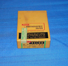 Kodak Velox F-2 2 1/2" x 3 1/2" Photo Paper - 100 Sheets - Expired 3/63 Sealed
