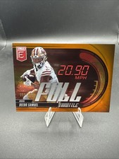 2025 Donruss Elite Football #25 DEEBO SAMUEL Full Throttle /199 Orange