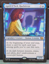 April O'Neil Hacktivist 29 TMNT Teenage Mutant Ninja Turtles Card NM MTG Game