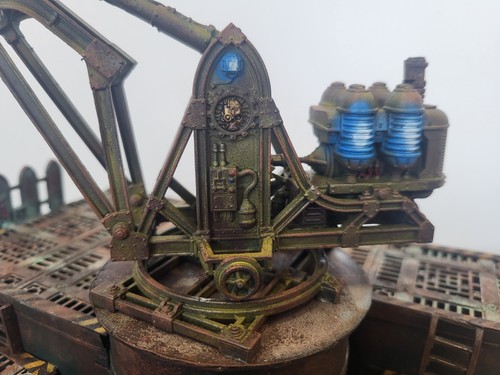 Terreno personalizzato GW 40K KILL TEAM SECTOR MECHANICUS TERRENO DIPINTO Games Workshop - Foto 8 di 15