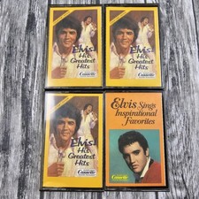 Elvis Presley Cassette Lot 4 Elvis Greatest Hits Inspirational Favorites Yellow