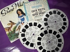 vintage SNOW WHITE AND THE SEVEN DWARFS VIEW-MASTER REELS packet booklet B300E
