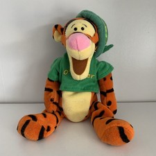 Disney Store St. Patrick's Day O'Tigger Mini Bean Bag 9" Plush T54