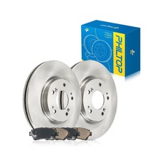 PHILTOP Front Brake Pads and Rotors Kit for Toyota Camry, Sienna, Avalon, Lex...