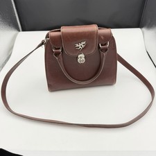 Borsa vintage Piero Guidi in pelle italiana casual marrone tracolla tracolla tracolla