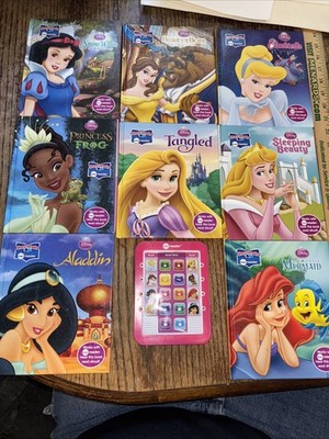 Disney Princess ME READER with 8 Books Electronic Story Reader/ Works Great!