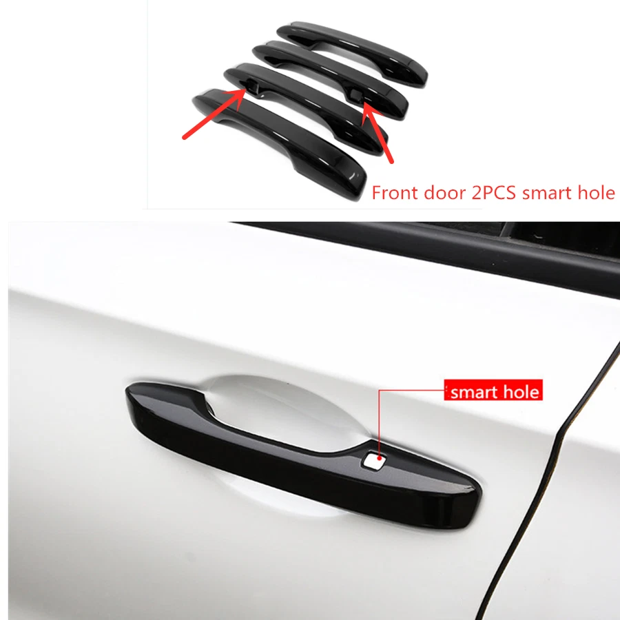 Glossy Black External Door Handles Cover Trim ABS 4P For Honda HR-V HRV 2023 — 第 2/4 张图片