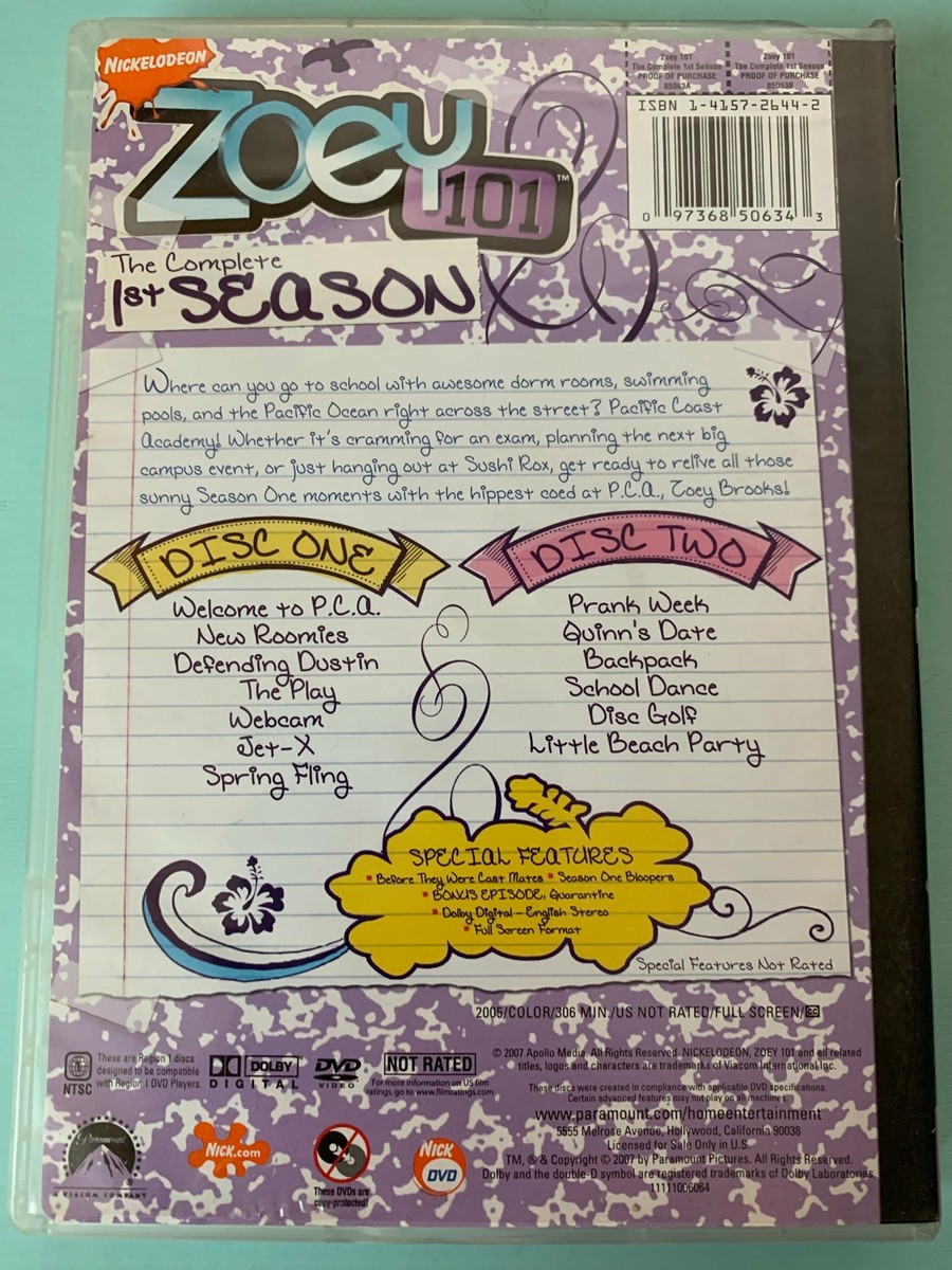 ZOEY 101 The Complete 1st Season (DVD) by Nickelodeon get it
