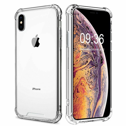 For iPhone 12 11 Pro Max XR XS Max Clear Case Rugged TPU Cover+Screen Protector - Picture 19 of 19