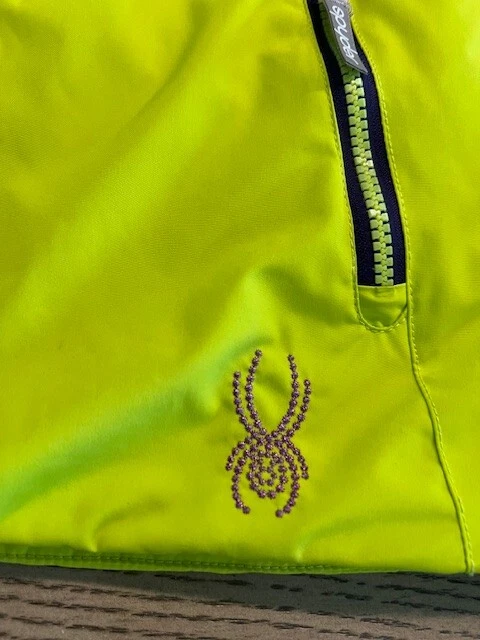 Spyder Women s Ski Jacket Size 20 US Size 16 Lime Green Style 135260 - Image 2 of 4