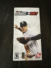 PlayStation PSP Manual Only 2K Sports Major League Baseball 2K7