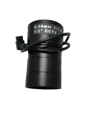 CCTV Lens 5mm-50mm CS Auto IRIS 1:1.4 1/3" for Security Cam USED