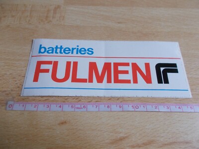 Aufkleber Batterien FULMEN